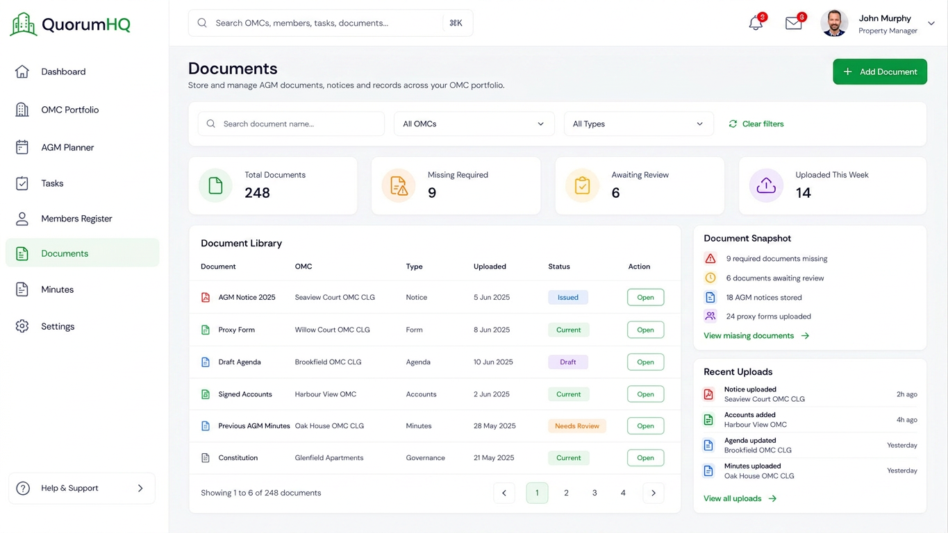 Documents library